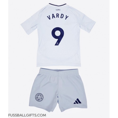 Leicester City Jamie Vardy #9 Fußballbekleidung 3rd trikot Kinder 2024-25 Kurzarm (+ kurze hosen)